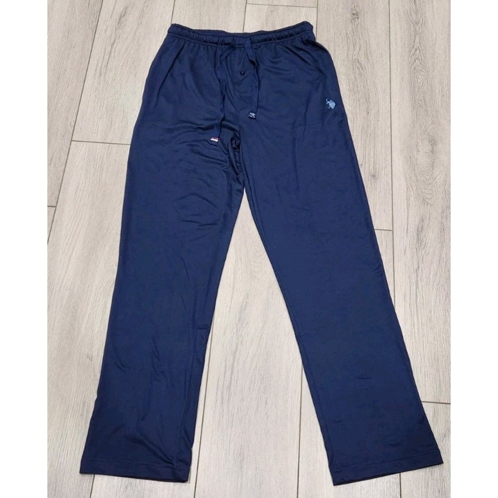 U.S. Polo Assn Men's S Navy Blue Sleepwear Lounge pants draw string‎ & Pockets